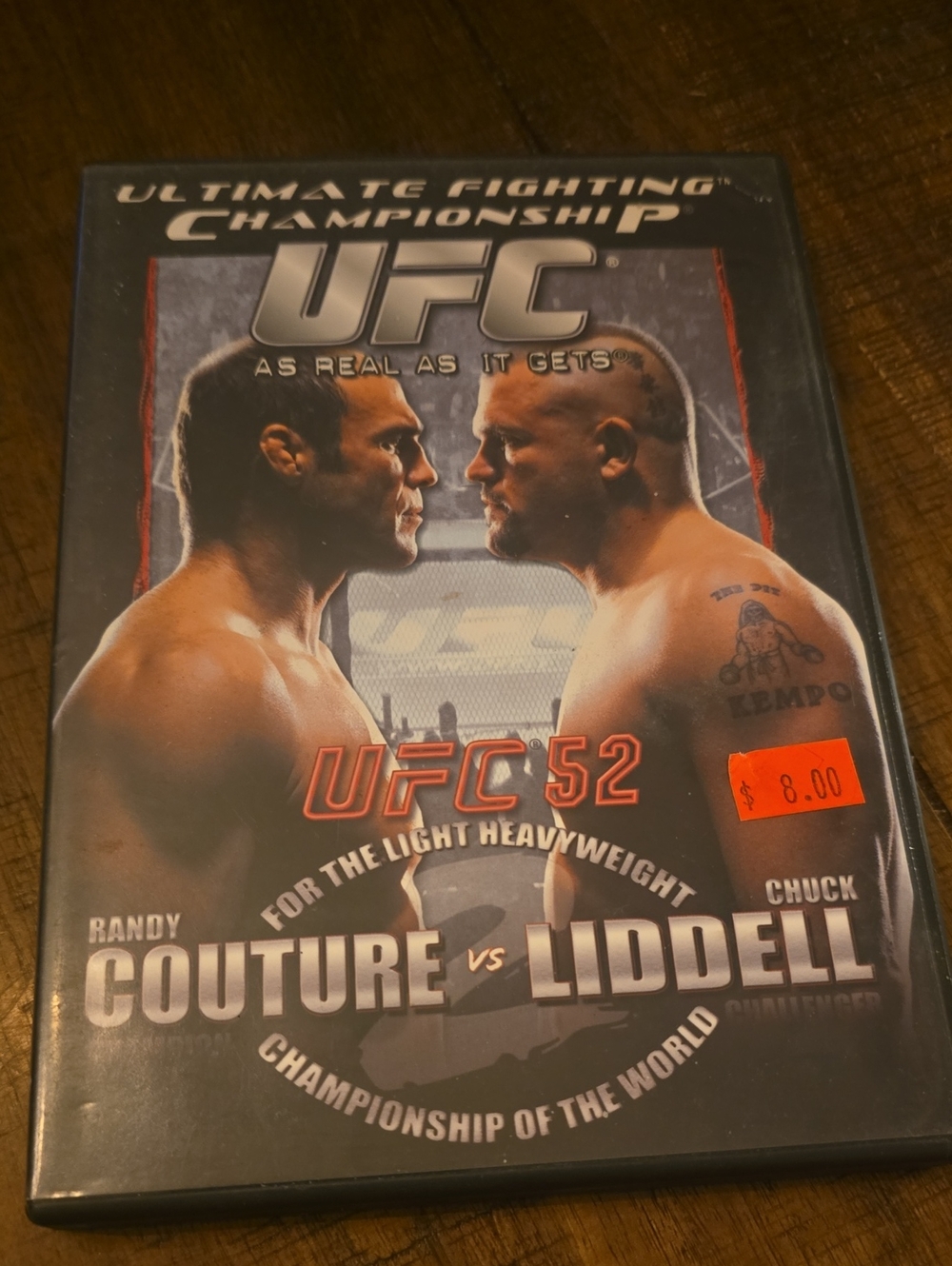 UFC 52 Couture vs Liddell DVD